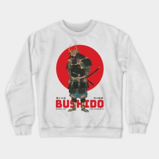 Samurai BUSHIDO Japanese Warrior Crewneck Sweatshirt